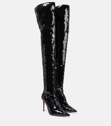 Overknee-Stiefel Elixir mit Pailletten | Alexandre Vauthier