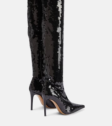 Overknee-Stiefel Elixir mit Pailletten | Alexandre Vauthier