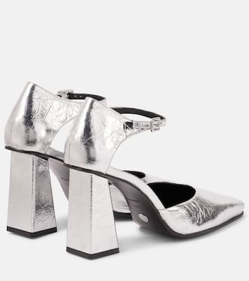 Pumps Quad aus Metallic-Leder | Proenza Schouler