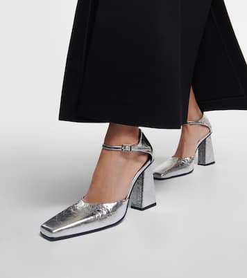 Pumps Quad aus Metallic-Leder | Proenza Schouler