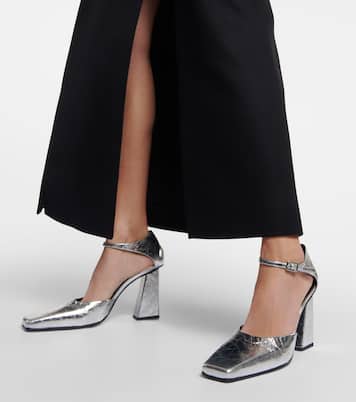 Pumps Quad aus Metallic-Leder | Proenza Schouler
