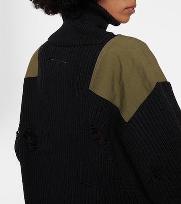 Abito felpa in cotone e lana | MM6 Maison Margiela