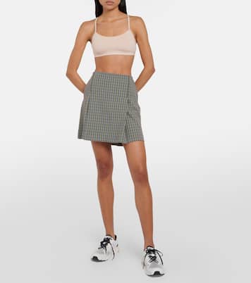 Falda de tenis a cuadros plisada | Tory Sport