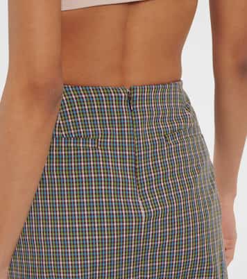 Falda de tenis a cuadros plisada | Tory Sport