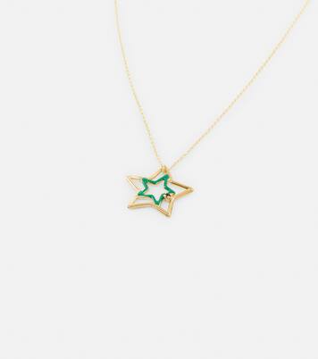 Collier Estrella en or 9 ct et saphir | Aliita