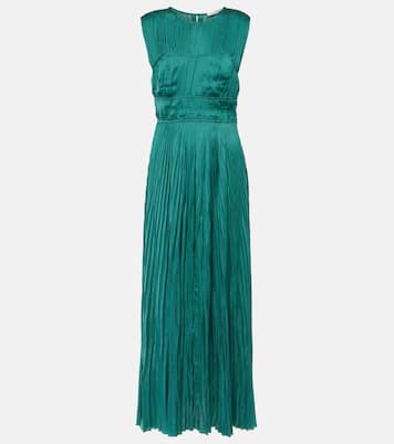 Delia pleated satin gown | Ulla Johnson