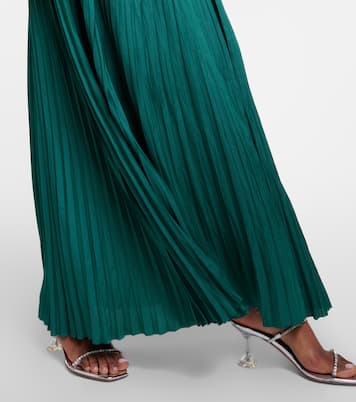Delia pleated satin gown | Ulla Johnson