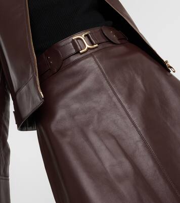 Leather miniskirt | Chloé