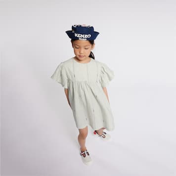 Cappello da pescatore in cotone con stampa | Kenzo Kids