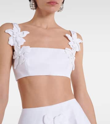 Bralette aus Baumwollpopeline | Valentino