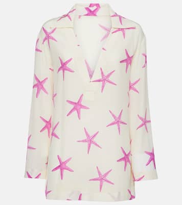 Camicia Starfish in seta | Valentino