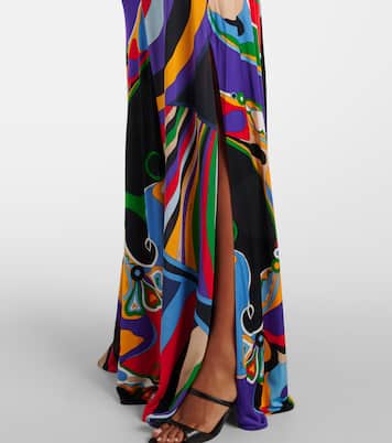 Orchidee and Iride jersey gown | Pucci