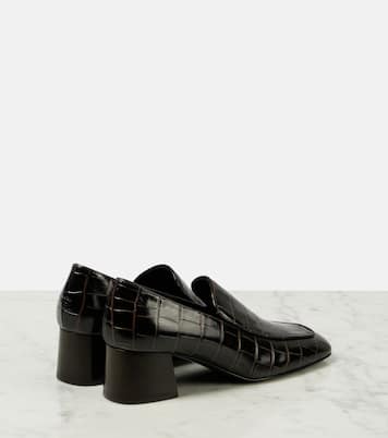Pumps mocassino in pelle stampata  | Toteme