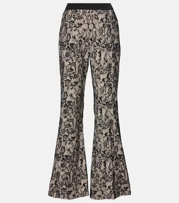 Pantalones flared Tokyo de encaje | Joseph