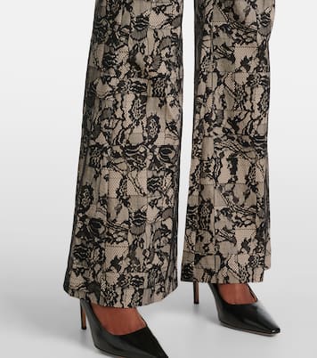 Pantalones flared Tokyo de encaje | Joseph