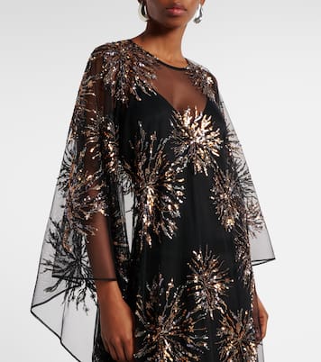 Robe Gran Soleil aus Tüll mit Pailletten | Taller Marmo