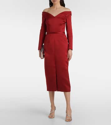 Abito midi off-shoulder Asuman | Safiyaa