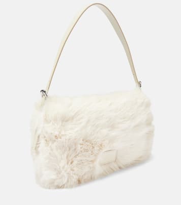 Harlow faux fur shoulder bag | Staud
