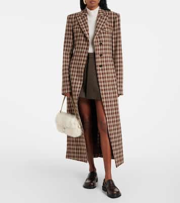 Harlow faux fur shoulder bag | Staud
