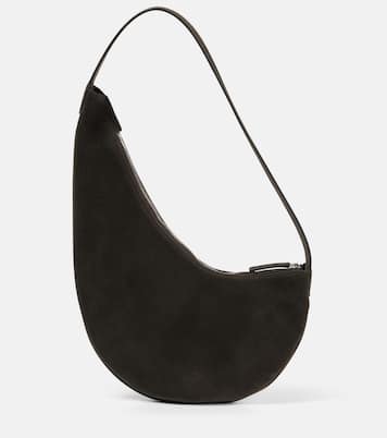 Borsa a spalla Lune Mini in suede | Aesther Ekme