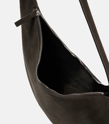 Borsa a spalla Lune Mini in suede | Aesther Ekme