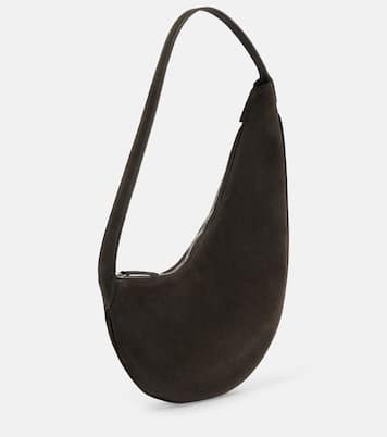 Borsa a spalla Lune Mini in suede | Aesther Ekme