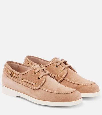 Palm Avenue suede boat shoes | Valentino Garavani