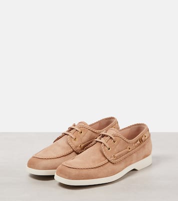 Palm Avenue suede boat shoes | Valentino Garavani
