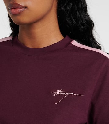 Camiseta de jersey de algodón con logo | Ferragamo