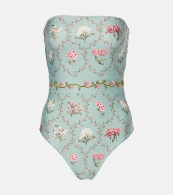 Maillot de bain brodé Ilusión à fleurs | Agua by Agua Bendita