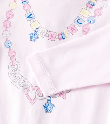 Bebé - body de mezcla de algodón estampado | Versace Kids