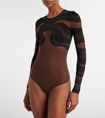 Fatal ruched jersey bodysuit | Wolford