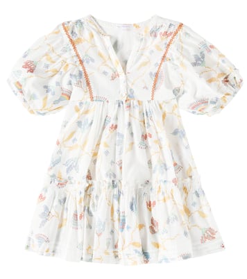 Abito Aria in misto cotone con stampa | Poupette St Barth Kids