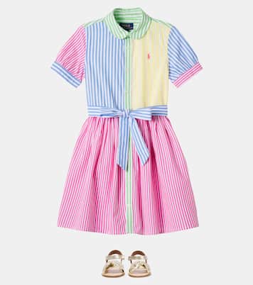 Robe chemise rayée en coton | Polo Ralph Lauren Kids
