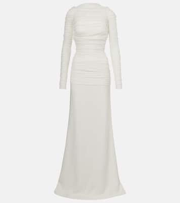 Robe de mariée longue en tulle | Christopher Esber