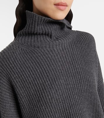 Ribbed-knit wool-blend turtleneck sweater | Joseph
