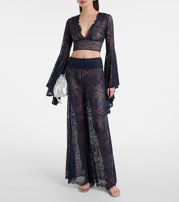 Pantalon ample Paloma en dentelle | Alexandra Miro