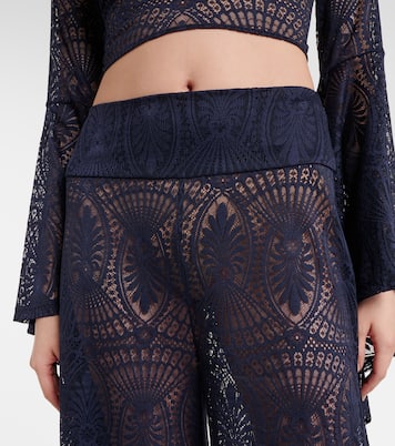 Pantalon ample Paloma en dentelle | Alexandra Miro