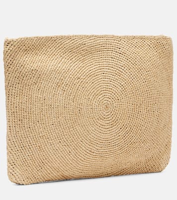 Logo raffia clutch | Stella McCartney