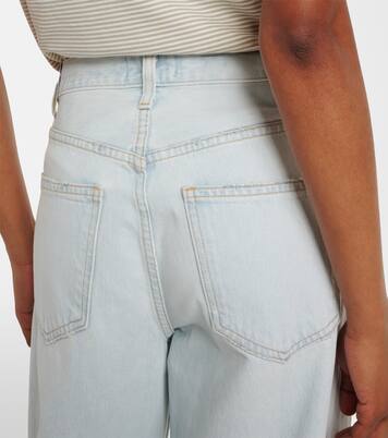 Mid-rise barrel-leg jeans | Agolde