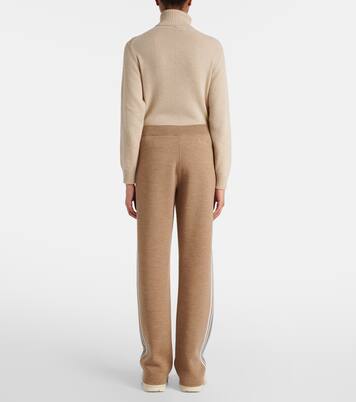 Pantalones rectos Benada en mezcla de lana | Fusalp