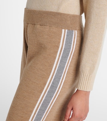 Pantalones rectos Benada en mezcla de lana | Fusalp