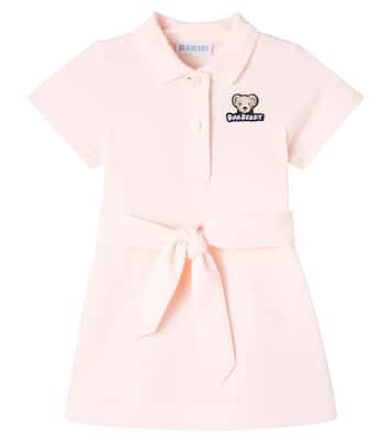 Bebé - vestido Thomas Bear de piqué de algodón | Burberry Kids