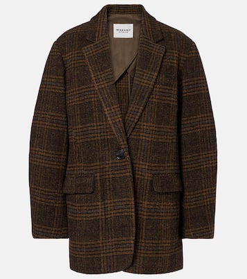 Gesina checked virgin wool blazer | Marant Etoile