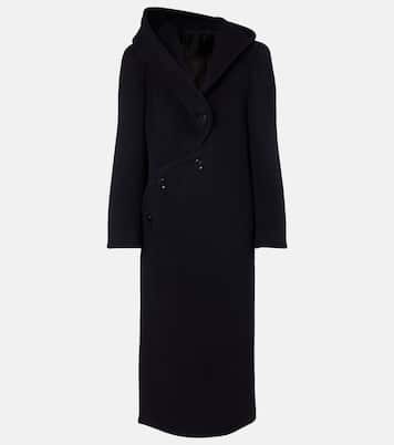 Asymmetric wool coat | Alaïa