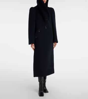 Asymmetric wool coat | Alaïa