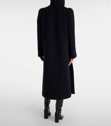 Asymmetric wool coat | Alaïa