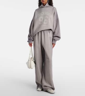 Logo printed cotton jersey sweatshirt | Acne Studios