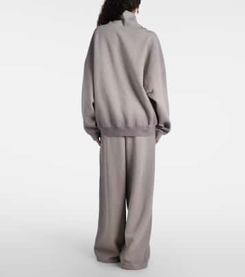 Logo printed cotton jersey sweatshirt | Acne Studios
