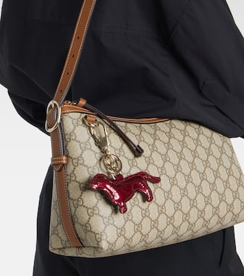 Patent leather keychain | Gucci
